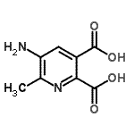 CAS#: 705287-70-3， 5-Amino-6-methyl-2,3-pyridinedicarboxylic acid