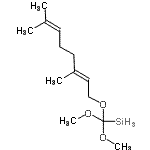 CAS#: 70544-83-1， [{[(2E)-3,7-Dimethyl-2,6-octadien-1-yl]oxy}(dimethoxy)methyl]silane