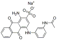 CAS#: 70571-81-2， Sodium 4-[[3-(Acetylamino)Phenyl]Amino]-1-Amino-9,10-Dihydro-9,10-Dioxoanthracene-2-Sulphonate