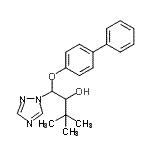 CAS#: 70585-36-3， 1-(4-Biphenylyloxy)-3,3-dimethyl-1-(1H-1,2,4-triazol-1-yl)-2-butanol