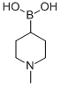 结构式 CAS# 706748-53-0, (1-甲基-4-哌啶基)-硼酸