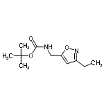 CAS#: 706793-35-3， 2-Methyl-2-propanyl [(3-ethyl-1,2-oxazol-5-yl)methyl]carbamate