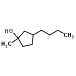 CAS#: 706810-06-2， 3-Butyl-1-methylcyclopentanol