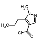 CAS#: 706819-89-8， 1-Methyl-5-propyl-1H-pyrazole-4-carbonyl chloride