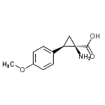 CAS#: 707536-76-3， (1R,2R)-1-Amino-2-(4-methoxyphenyl)cyclopropanecarboxylic acid