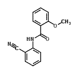 CAS#: 708289-25-2， N-(2-Cyanophenyl)-2-methoxybenzamide