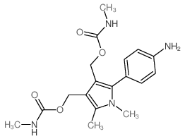 CAS#: 70889-31-5， 2- (4-Aminophenyl)-1,5-Dimethyl-1H-Pyrrole-3,4-Dimethanol Bis(Methylcarbamate) (Ester)