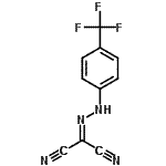 CAS#: 7089-17-0， {[4-(Trifluoromethyl)phenyl]hydrazono}malononitrile