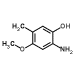CAS 登录号：708967-30-0， 2-氨基-4-甲氧基-5-甲基苯酚