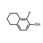 CAS#: 709031-99-2， 1-Fluoro-5,6,7,8-tetrahydro-2-naphthalenol