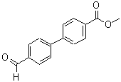 structure of CAS# 70916-89-1, 4'-Formyl-[1,1'-Biphenyl]-4-carboxylic Acid Methyl Ester;4'-FORMYLBIPHENYL-4-CARBOXYLIC ACID METHYL ESTER;4C-Formylbiphenyl-4-Carboxylic Acid Methyl Ester;METHYL 4'-FORMYL[1,1'-BIPHENYL]-4-CARBOXYLATE