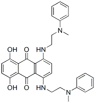 CAS#: 70945-58-3， 1,4-Dihydroxy-5,8-Bis((2-(Methylphenylamino)Ethyl)Amino)-9,10-Anthracenedione