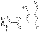 CAS#: 70977-46-7， N-(3-Acetyl-5-Fluoro-2-Hydroxyphenyl)-1H-Tetrazole-5-Carboxamide
