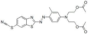 CAS#: 71002-18-1， 2-[[4-[Bis[2-(Acetyloxy)Ethyl]Amino]-2-Methylphenyl]Azo]Benzothiazol-6-Yl Thiocyanate