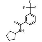 CAS#: 710310-44-4， N-Cyclopentyl-3-(trifluoromethyl)benzamide