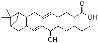 CAS 登录号：71111-01-8， (5E)-7-{3-[(1E)-3-羟基-1-辛烯-1-基]-6,6-二甲基双环[3.1.1]庚-2-基}-5-庚烯酸