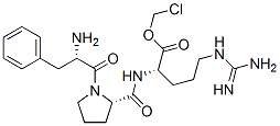 结构式 CAS# 71142-71-7, D-苯丙氨酰-N-[(1S)-4-[(氨基亚胺甲基)氨基]-1-(2-氯乙酰基)丁基]-L-脯氨酰胺