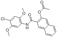 CAS#: 7121-10-0， [3-[(4-Chloro-2,5-dimethoxy-phenyl)carbamoyl]naphthalen-2-yl] ethanoate