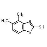 CAS#: 71216-19-8， 4,5-Dimethyl-1,3-benzothiazole-2(3H)-thione