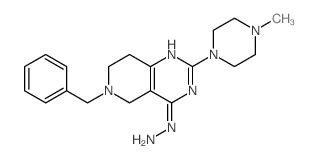 CAS#: 7128-27-0， [4-Benzyl-9-(4-Methylpiperazin-1-Yl)-4,8,10-Triazabicyclo[4.4.0]Deca-7 ,9,11-Trien-7-Yl]Hydrazine