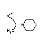 CAS#: 71298-95-8， 4-(1-Cyclopropylethyl)morpholine