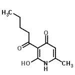 CAS#: 7135-84-4， 2-Hydroxy-6-methyl-3-pentanoyl-4(1H)-pyridinone