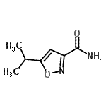 CAS#: 71433-23-3， 5-Isopropyl-1,2-oxazole-3-carboxamide