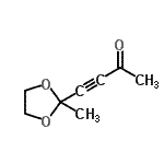 CAS#: 71490-69-2， 4-(2-Methyl-1,3-dioxolan-2-yl)-3-butyn-2-one