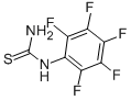 结构式 CAS# 715-60-6, N-(2,3,4,5,6-五氟苯基)-硫脲