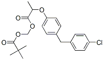 CAS#: 71548-85-1， 2-[4-[(4-Chlorophenyl)Methyl]Phenoxy]Propanoyloxymethyl 2,2-Dimethylpropanoate