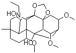 CAS#: 71609-79-5， 14-Ethyl-4,6,19-trimethoxy-16-methyl-9,11-dioxa-14-azaheptacyclo[10.7.2.1<sup>2,5</sup>.0<sup>1,13</sup>.0<sup>3,8</sup>.0<sup>8,12</sup>.0<sup>16,20</sup>]docosane-2,21-diol