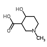 CAS 登录号：716362-70-8， 4-羟基-1-甲基-3-哌啶羧酸
