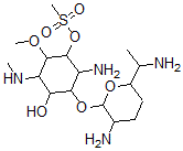CAS#: 71657-29-9， 2-O-Methanesulfonylfortimycin B