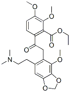 CAS#: 71685-41-1， Ethyl 6-[[6-[2-(Dimethylamino)Ethyl]-4-Methoxy-1,3-Benzodioxol-5-Yl]Acetyl]-2,3-Dimethoxybenzoate