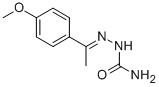 结构式 CAS# 717-14-6, 2-[1-(4-甲氧基苯基)亚乙基]-1-氨基甲酰肼