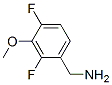 structure of CAS# 717094-51-4, 2,4-Difluoro-3-Methoxy-Benzenemethanamine