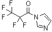 structure of CAS# 71735-32-5, 2,2,3,3,3-Pentafluoro-1-(1H-Imidazol-1-Yl)-1-Propanone;2,2,3,3,3-Pentafluoro-1-Imidazol-1-Yl-Propan-1-One;2,2,3,3,3-Pentafluoro-1-(1-Imidazolyl)Propan-1-One;1-(Pentafluoropropionyl)Imidazole