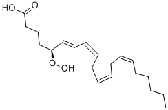 CAS#: 71774-08-8， 5-Hydroperoxy-6-trans-8,11,14-cis-eicosatetraenoic acid