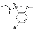 structure of CAS# 717892-29-0, 5-Bromo-N-Ethyl-2-Methoxybenzenesulphonamide;5-Bromo-N-Ethyl-2-Methoxybenzenesulphonamide 95%;5-BROMO-N-ETHYL-2-METHOXYBENZENESULPHONAMIDE;N-ETHYL 5-BROMO-2-METHOXYBENZENESULFONAMIDE