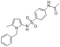 CAS#: 71795-33-0， N-(4-(((5-Methyl-1-Benzyl-1H-Imidazol-2-Yl)Amino)Sulfonyl)Phenyl)-Acetamide