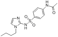 CAS#: 71795-41-0， N-(4-(((1-Butyl-1H-Imidazol-2-Yl)Amino)Sulfonyl)Phenyl)-Acetamide