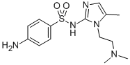 CAS#: 71795-51-2， 4-Amino-N-[1-(2-dimethylaminoethyl)-5-methyl-2-imidazolyl]benzenesulfonamide