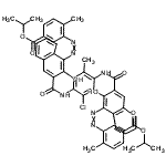 CAS#: 71832-84-3， Diisopropyl 3,3'-{(2-chloro-5-methyl-1,4-phenylene)bis[carbamoyl(2-hydroxy-3,1-naphthalenediyl)-2,1-diazenediyl]}bis(4-methylbenzoate)