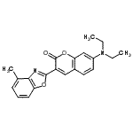 CAS#: 71838-87-4， 7-(Diethylamino)-3-(4-methyl-1,3-benzoxazol-2-yl)-2H-chromen-2-one