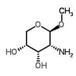 CAS#: 718592-22-4， Methyl 2-amino-2-deoxy-beta-D-ribopyranoside
