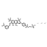 CAS#: 71889-13-9， 4-amino-5-hydroxy-6-[2-(3-nitrophenyl)diazenyl]-3-[2-[4-[[2-(sulfooxy)ethyl]sulfonyl]phenyl]diazenyl]-2,7-Naphthalenedisulfonate sodium salt (1:3)