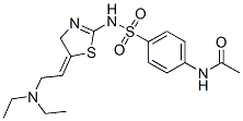 CAS#: 71933-33-0， N-[4-[[(5E)-5-(2-Diethylaminoethylidene)-4H-1,3-Thiazol-2-Yl]Sulfamoyl ]Phenyl]Acetamide