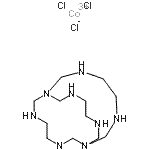 CAS#: 71963-57-0， Cobalt(3+) chloride - 1,3,6,8,10,13,16,19-octaazabicyclo[6.6.6]icosane (1:3:1)