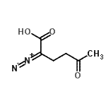 CAS#: 7200-17-1， 2-Diazo-5-oxohexanoic acid