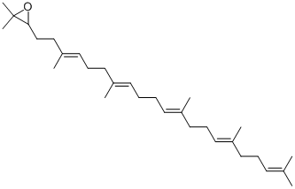 结构式 CAS# 7200-26-2, 2,3-环氧角鲨烯
